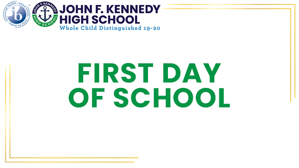 First Day of School graphic
