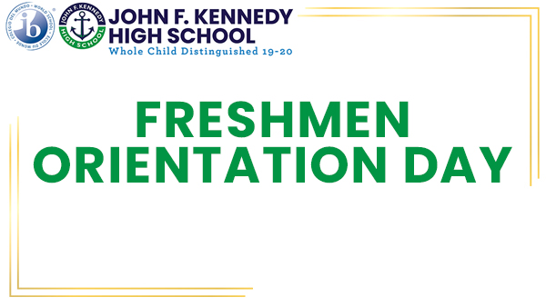 Freshman Orientation Day graphic