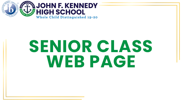 Senior Class Web Page graphic