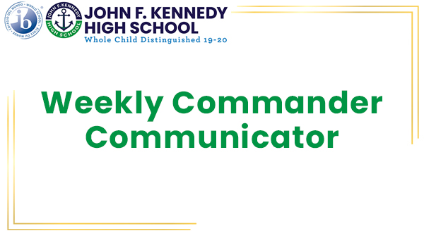 Weekly Commander Communicator graphic